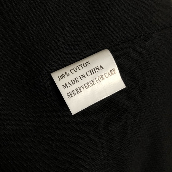 Black Cotton Dress - Picture 13 of 17